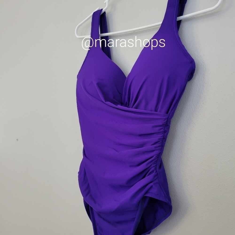 Miraclesuit Solid Escape Underwire One Piece Swim… - image 3